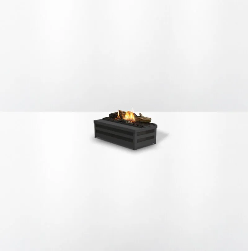 Bioethanol fireplace - CHANTICO GLASSFIRE - Planika - contemporary /  floor-standing / open hearth