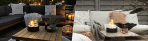Chantico bio ethanol table top fire