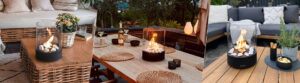 Chantico table top bio ethanol fire