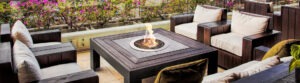 Galio outdoor fire pit insert